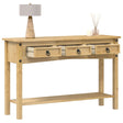 Vidaxl consoletafel corona 114x34,5x73 cm massief grenenhout