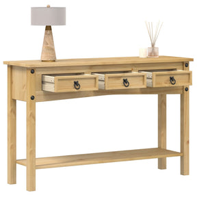 Vidaxl consoletafel corona 114x34,5x73 cm massief grenenhout