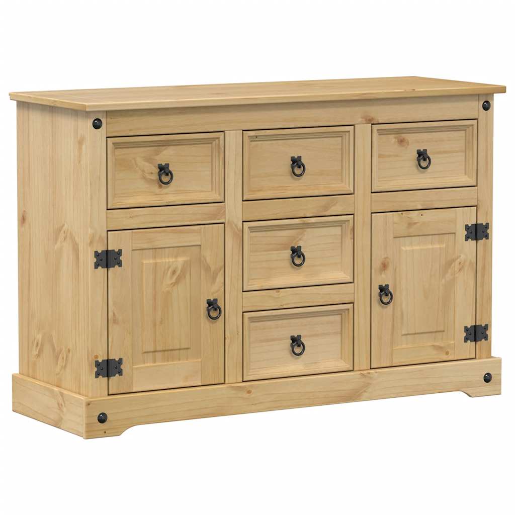 Vidaxl dressoir corona 112x40x75 cm massief grenenhout
