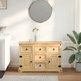 Vidaxl dressoir corona 112x40x75 cm massief grenenhout