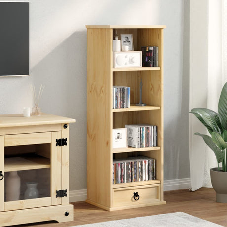 Vidaxl cd-kast corona 40x30x110 cm massief grenenhout