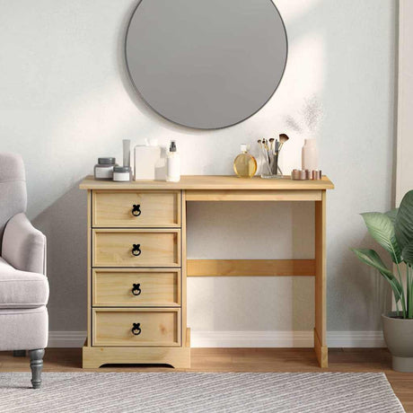 Vidaxl kaptafel corona 104x47x75 cm massief grenenhout