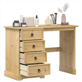 Vidaxl kaptafel corona 104x47x75 cm massief grenenhout