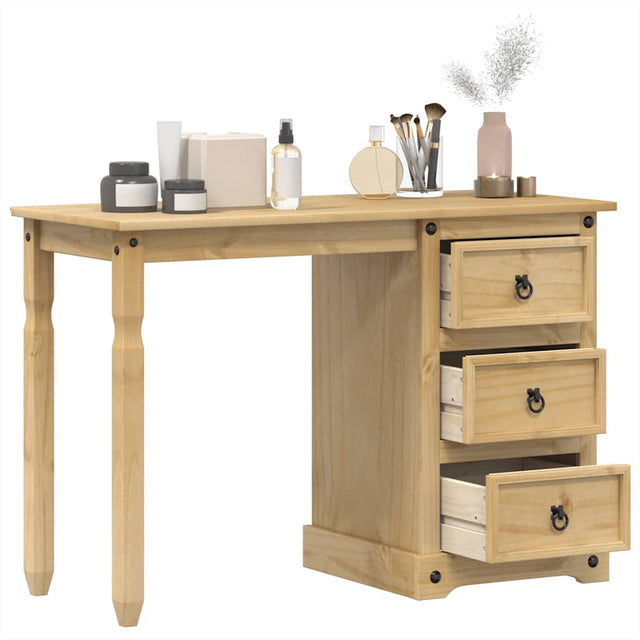 Vidaxl kaptafel corona 110x47x75 cm massief grenenhout