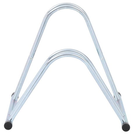 VidaXL Fahrradständer für 2 Fahrräder, freistehend aus verzinktem Stahl