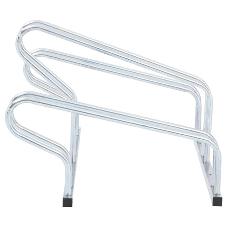 VidaXL Fahrradständer für 3 Fahrräder, freistehend aus verzinktem Stahl