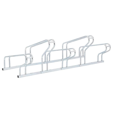 VidaXL Fahrradständer für 5 Fahrräder, freistehend aus verzinktem Stahl