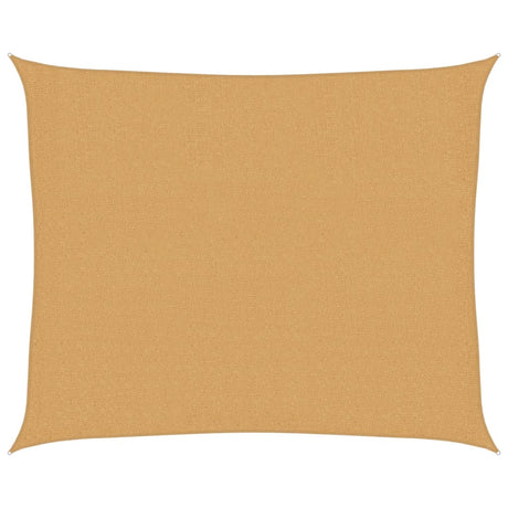 Vidaxl Sonnensegel 160 g m² rechteckig 2,5x3 m HDPE sandfarben