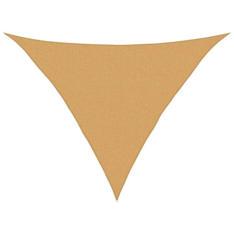 Vidaxx Sonnensegel 160 g m² dreieckig 2,5x2,5x3,5 m HDPE sandfarben
