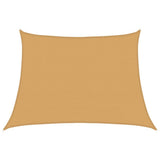 VidaXL Sonnensegel Trapez 160 g m² 4,5x3 m HDPE Hellgrau