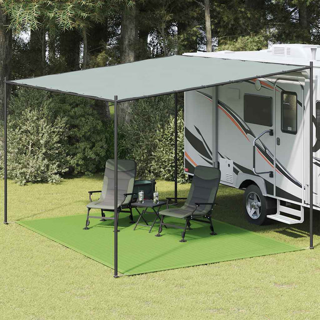 Vidaxl tenttapijt 300x400 cm hdpe lichtgroen