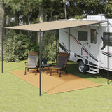 VidaXL Zeltteppich 250x450 cm HDPE sandfarben