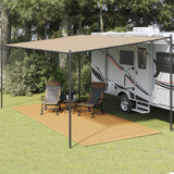 VidaXL Zeltteppich 250x550 cm HDPE sandfarben