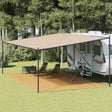 Vidaxl tenttapijt 400x700 cm hdpe zandkleurig