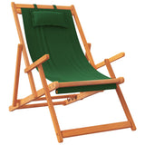 Vidaxl opklapbare stoelen, 2 stuks, groene stof