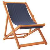 Vidaxl opklapbare stoelen, 2 stuks, blauwe stof