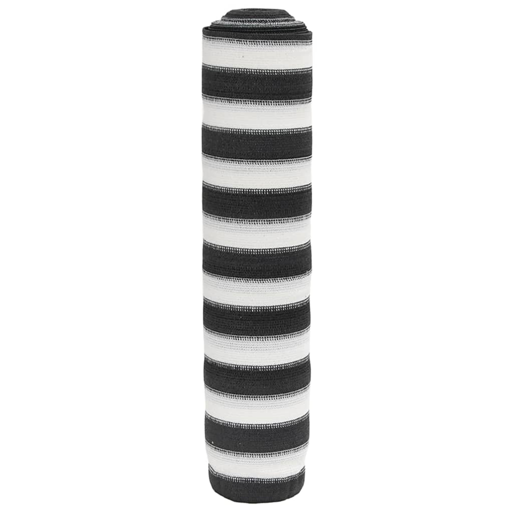 Vidaxx Sichtschutznetz 150 g m² 1,5x10 m HDPE Anthrazit und Weiß