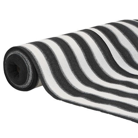 Vidaxx Sichtschutznetz 150 g m² 1,5x10 m HDPE Anthrazit und Weiß