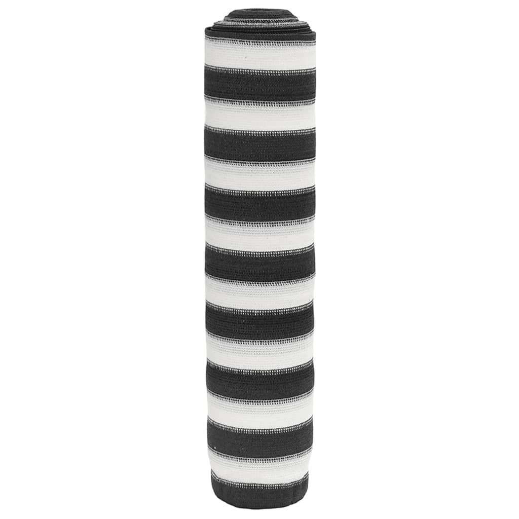 Vidaxx Sichtschutznetz 150 g m² 1,5x50 m HDPE Anthrazit und Weiß