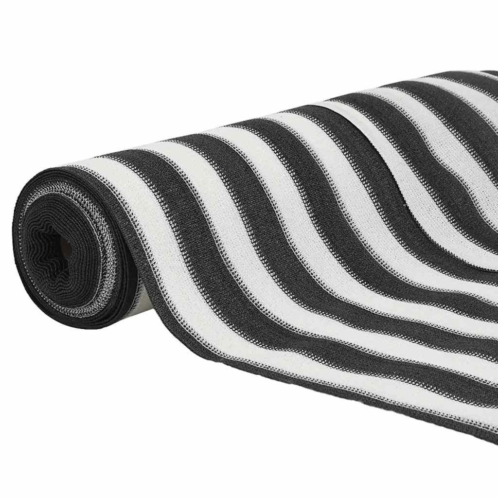 Vidaxx Sichtschutznetz 150 g m² 2x25 m HDPE Anthrazit und Weiß
