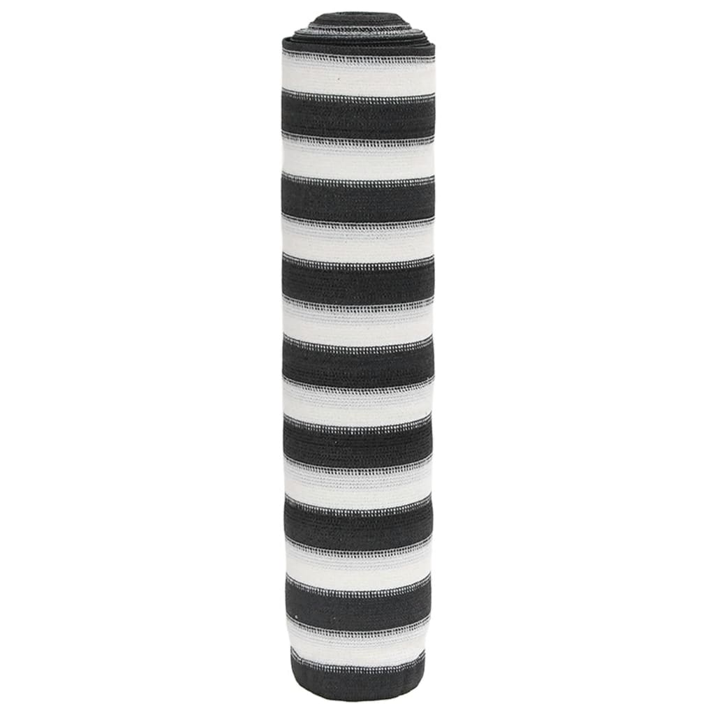 Vidaxx Sichtschutznetz 195 g m² 1x10 m HDPE Anthrazit und Weiß