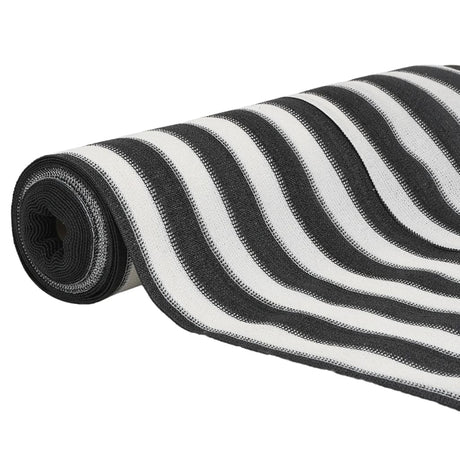 Vidaxx Sichtschutznetz 195 g m² 1,5x10 m HDPE Anthrazit und Weiß