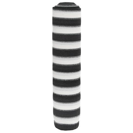 Vidaxx Sichtschutznetz 195 g m² 1,5x50 m HDPE Anthrazit und Weiß