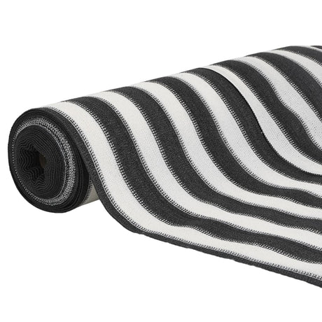Vidaxx Sichtschutznetz 195 g m² 1,5x50 m HDPE Anthrazit und Weiß