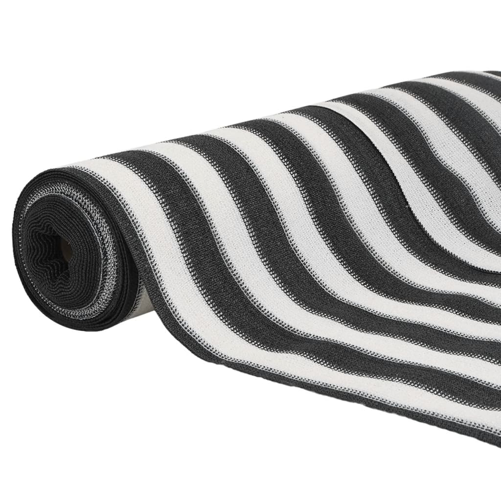 Vidaxx Sichtschutznetz 195 g m² 2x10 m HDPE Anthrazit und Weiß