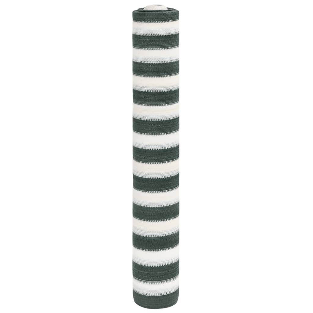 VidaXL Sichtschutznetz 75 g m² 2x25 m HDPE grün und weiß