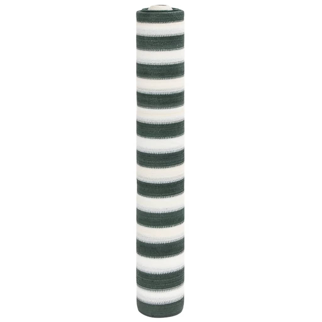 VidaXL Sichtschutznetz 75 g m² 3,6x10 m HDPE grün und weiß