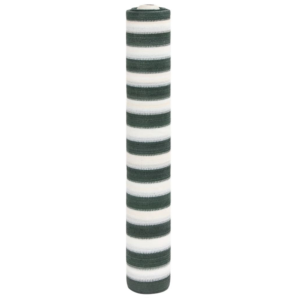 VidaXL Sichtschutznetz 195 g m² 1,5x25 m HDPE grün und weiß