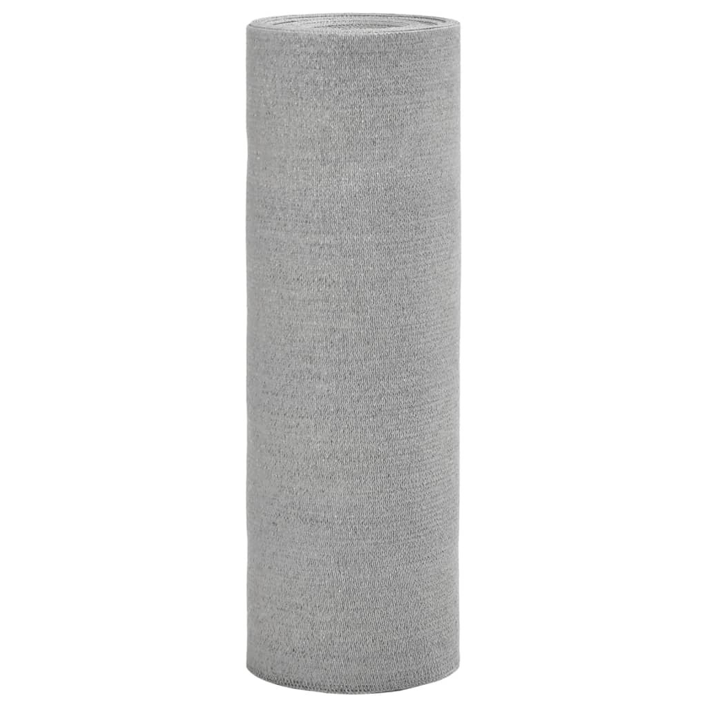 Vidaxx Sichtschutznetz 150 g m² 1,5x50 m HDPE hellgrau