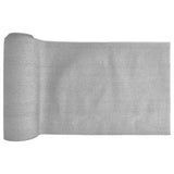 Vidaxx Sichtschutznetz 150 g m² 1,5x50 m HDPE hellgrau
