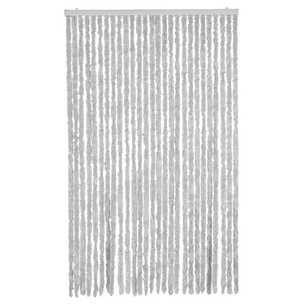 Vidaxx Fliegenvorhang 118x220 cm Chenille grau