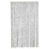Vidaxx Fliegenvorhang 118x220 cm Chenille grau