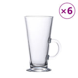 VidaXL Latte-Gläser mit Henkel 6 Stück 250 ml