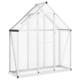 Vidaxx Gartengewächshaus mit Grundgestell 169x58x195 cm Aluminium silberfarben