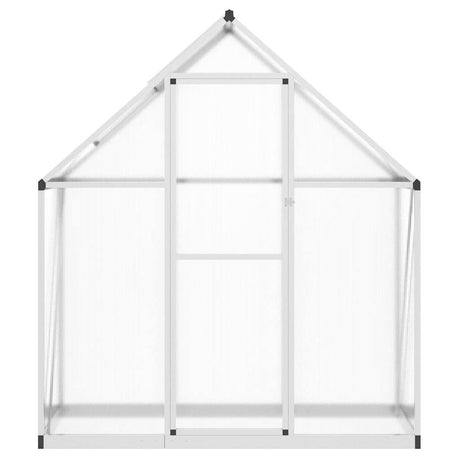 Vidaxx Gartengewächshaus mit Grundgestell 169x58x195 cm Aluminium silberfarben