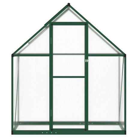 Vidaxx Gartengewächshaus mit Grundgestell 169x58x195 cm Aluminium grün