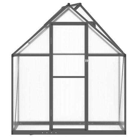 Vidaxx Gartengewächshaus mit Grundgestell 169x58x195 cm Aluminium Anthrazit