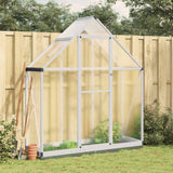 Vidaxxl Gartengewächshaus mit Grundgestell 169x58x202 cm Aluminium silberfarben