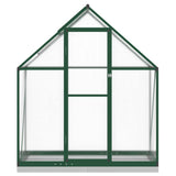 Vidaxx Gartengewächshaus mit Grundgestell 169x58x202 cm Aluminium grün