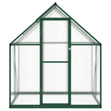 Vidaxx Gartengewächshaus mit Grundgestell 169x114x195 cm Aluminium grün