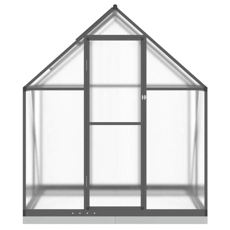 Vidaxx Gartengewächshaus mit Grundrahmen 169x114x202 cm, Farbe Aluminium Anthrazit
