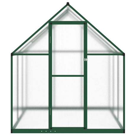 Vidaxx Gartengewächshaus mit Grundgestell 169x169x195 cm Aluminium grün
