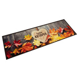 Vidaxx Küchenmatte waschbarer Herbstdruck 60x180 cm Samt