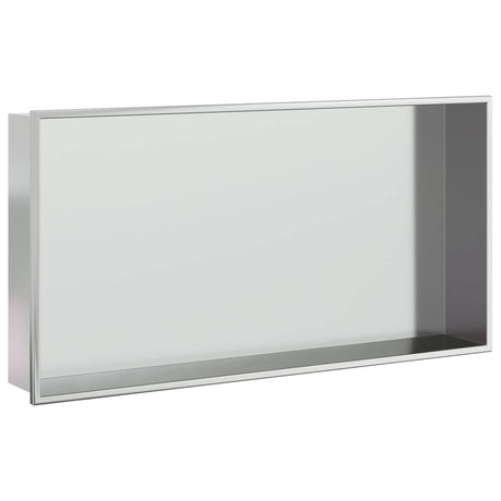 Vidaxx Duschnische 62x32x9 cm Edelstahl silber gebürstet