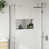 Vidaxx Duschnische 62x32x9 cm Edelstahl silber gebürstet