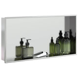 Vidaxx Duschnische 62x32x9 cm Edelstahl silber gebürstet